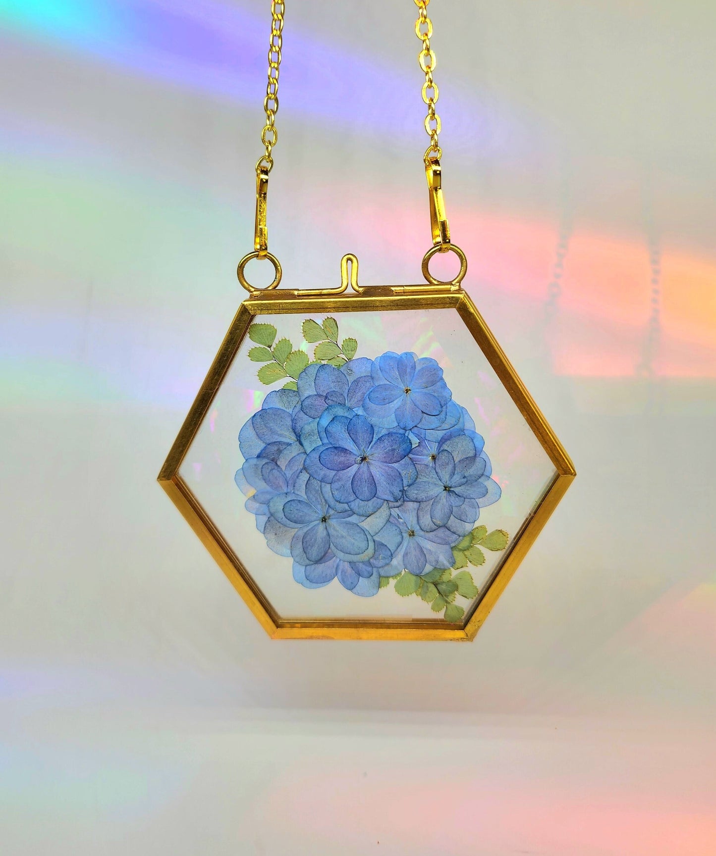 Wild Hydrangea - Fractal Floral Suncatcher