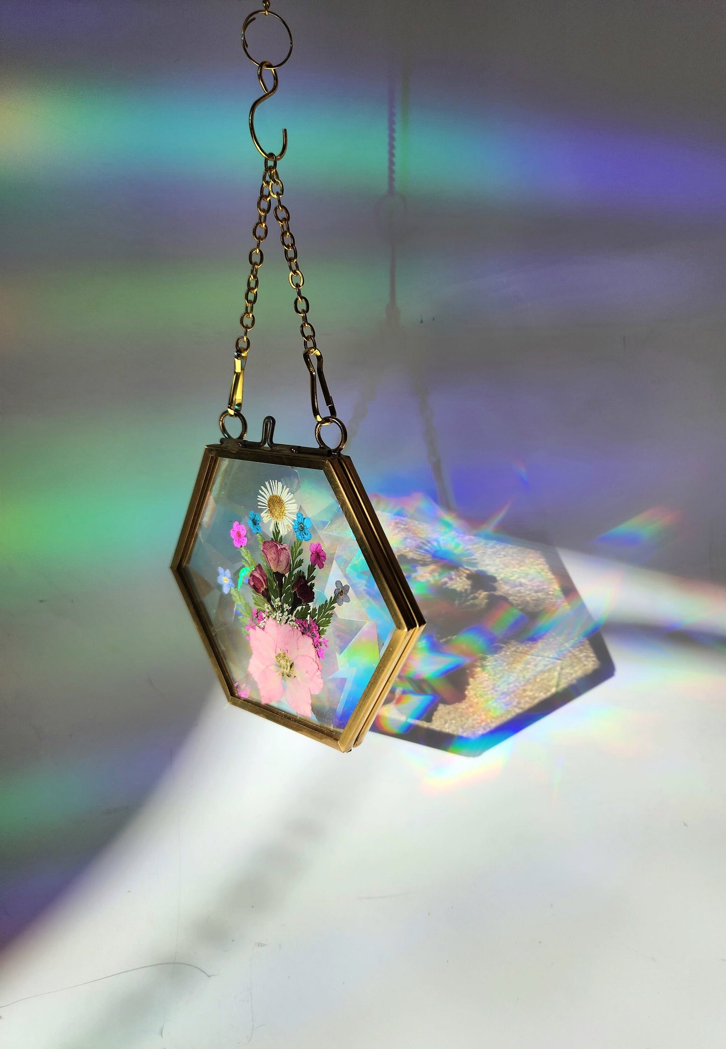 My Mini Bouquet- Fractal Floral Suncatcher