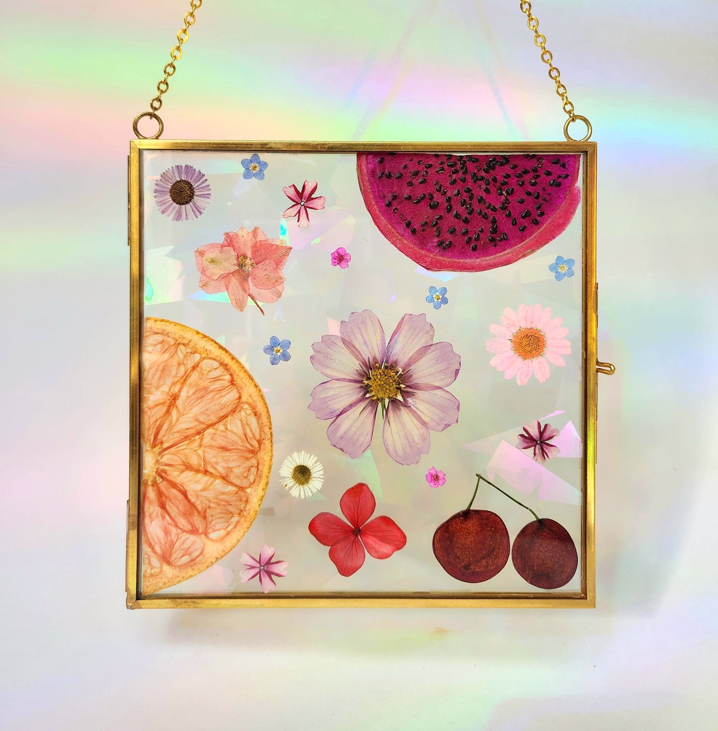 The Sweetest Moments - Fractal Floral Suncatcher