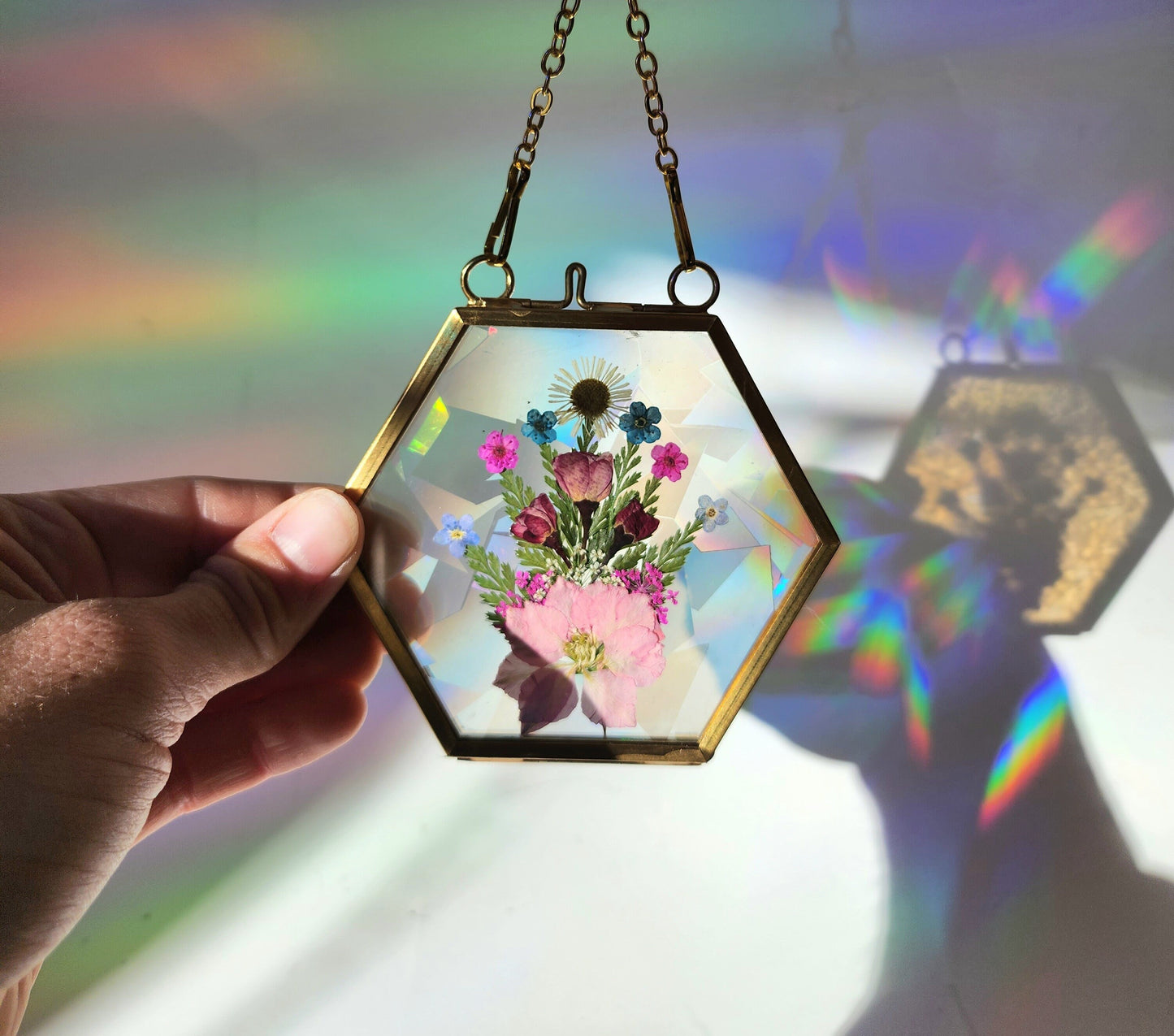 My Mini Bouquet- Fractal Floral Suncatcher