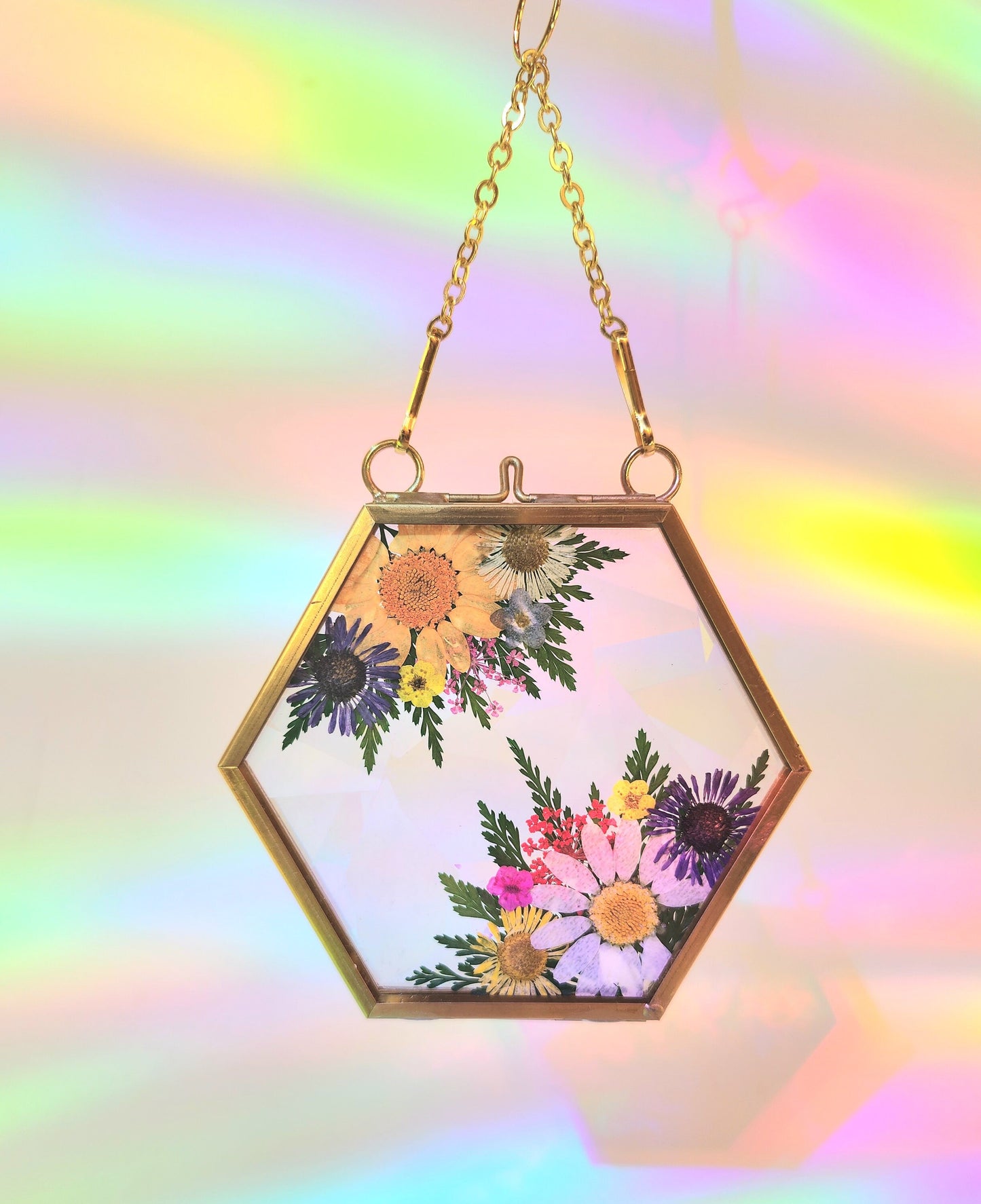 Somewhere In-Between - Fractal Floral Suncatcher