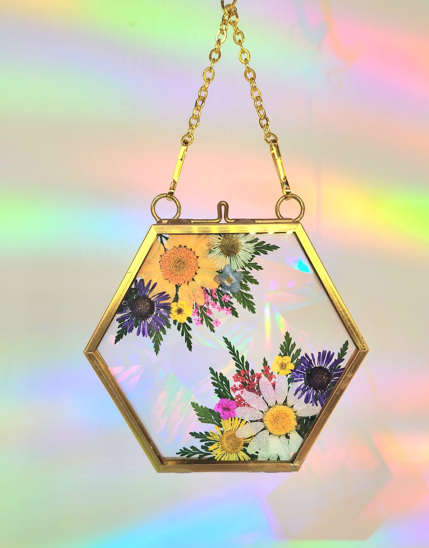 Somewhere In-Between - Fractal Floral Suncatcher