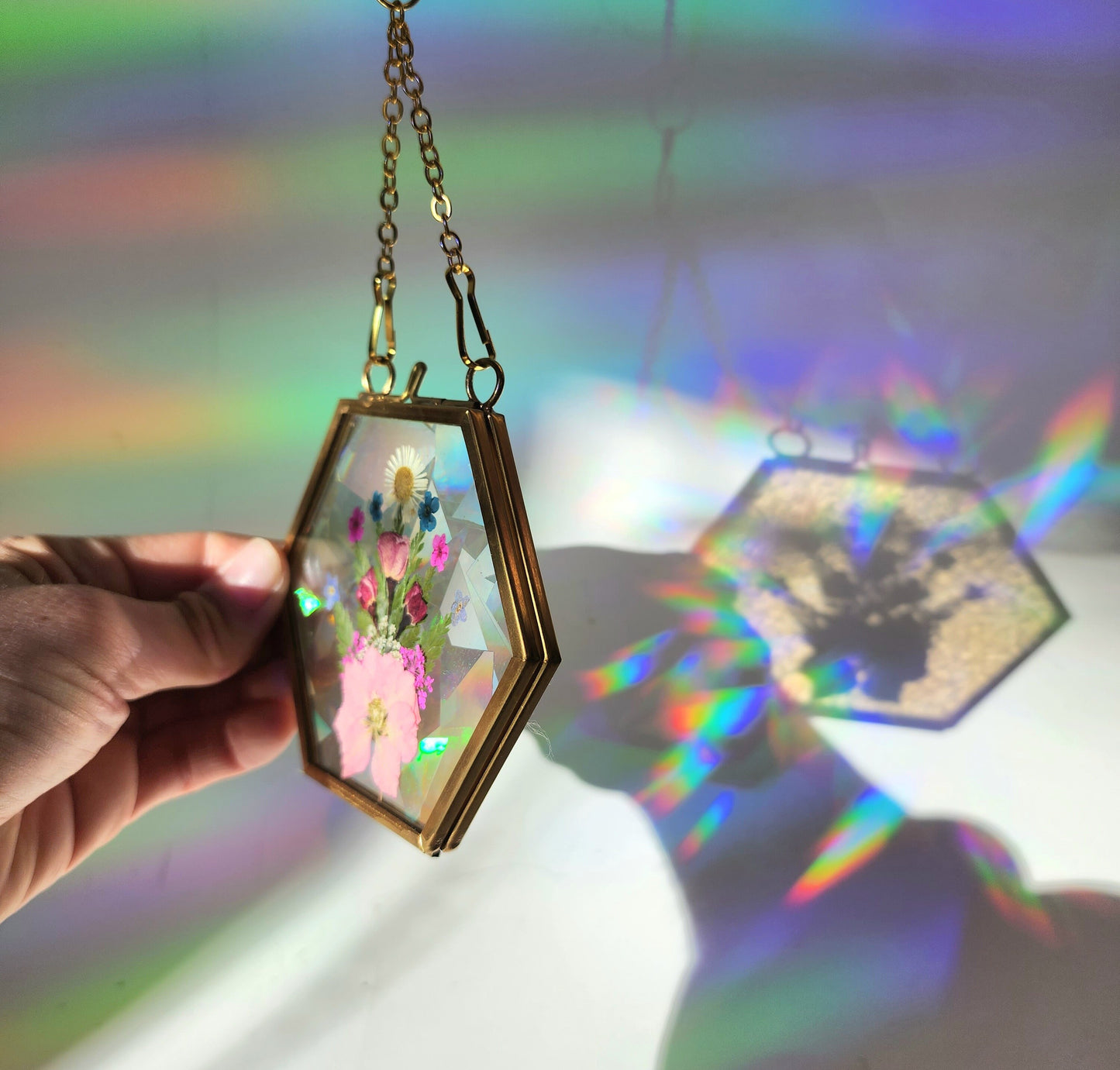 My Mini Bouquet- Fractal Floral Suncatcher