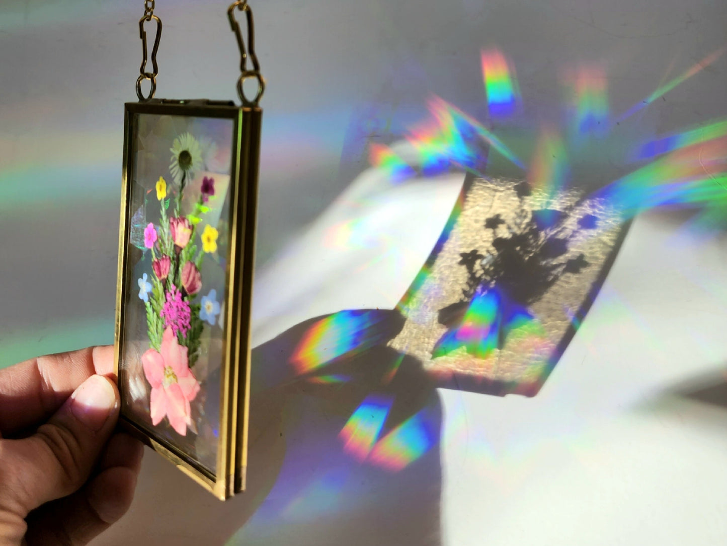Worlds Tiniest Bouquet - Fractal Floral Suncatcher