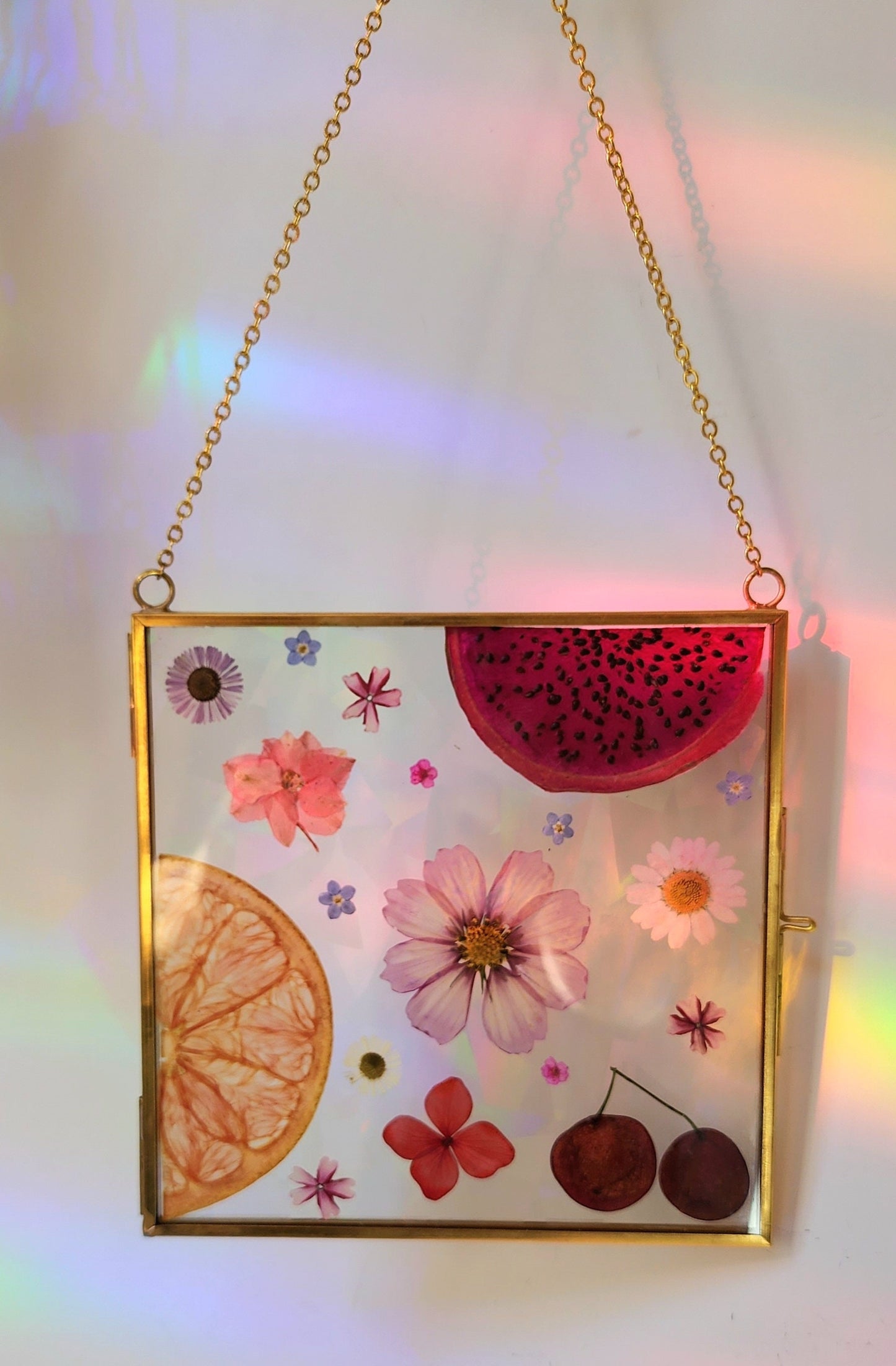 The Sweetest Moments - Fractal Floral Suncatcher