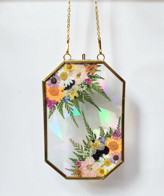 Wildflower Whispers - Fractal Floral Suncatcher