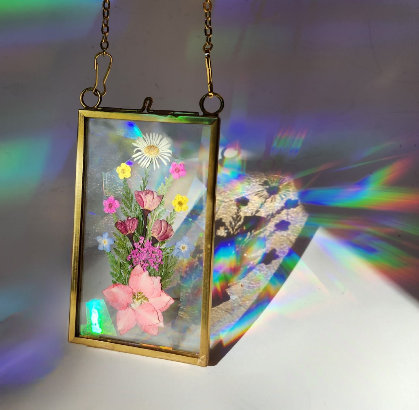 Worlds Tiniest Bouquet - Fractal Floral Suncatcher