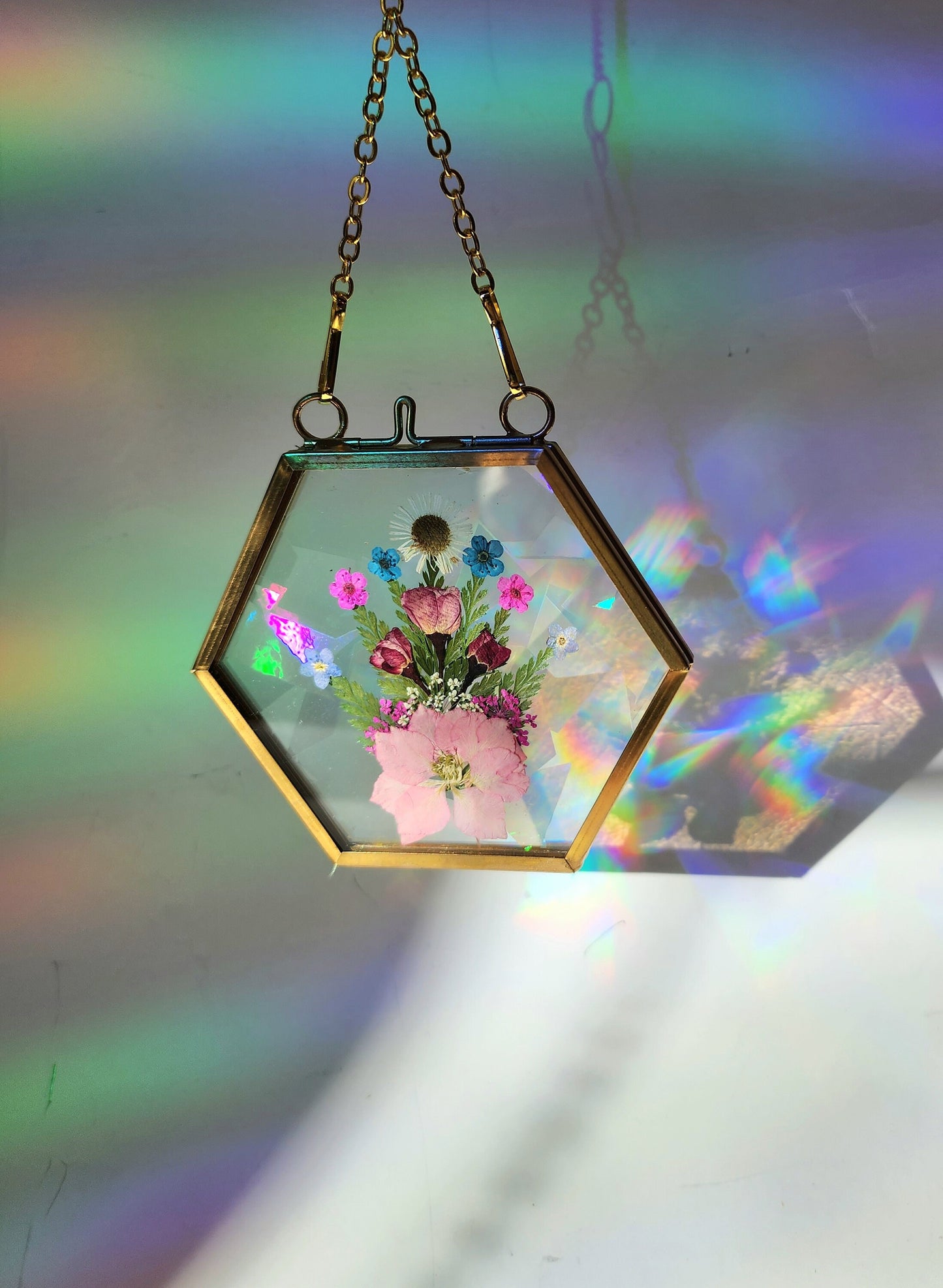 My Mini Bouquet- Fractal Floral Suncatcher
